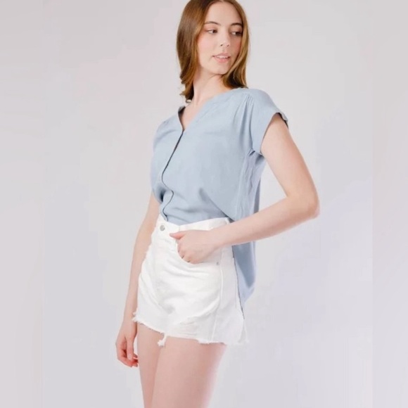 Levi’s White Jean Shorts - Levi’s Denim Shorts Size 31 - NWT and AMAZING - Picture 2 of 4